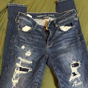 American Eagle Outfitters Dark Blue Jeans